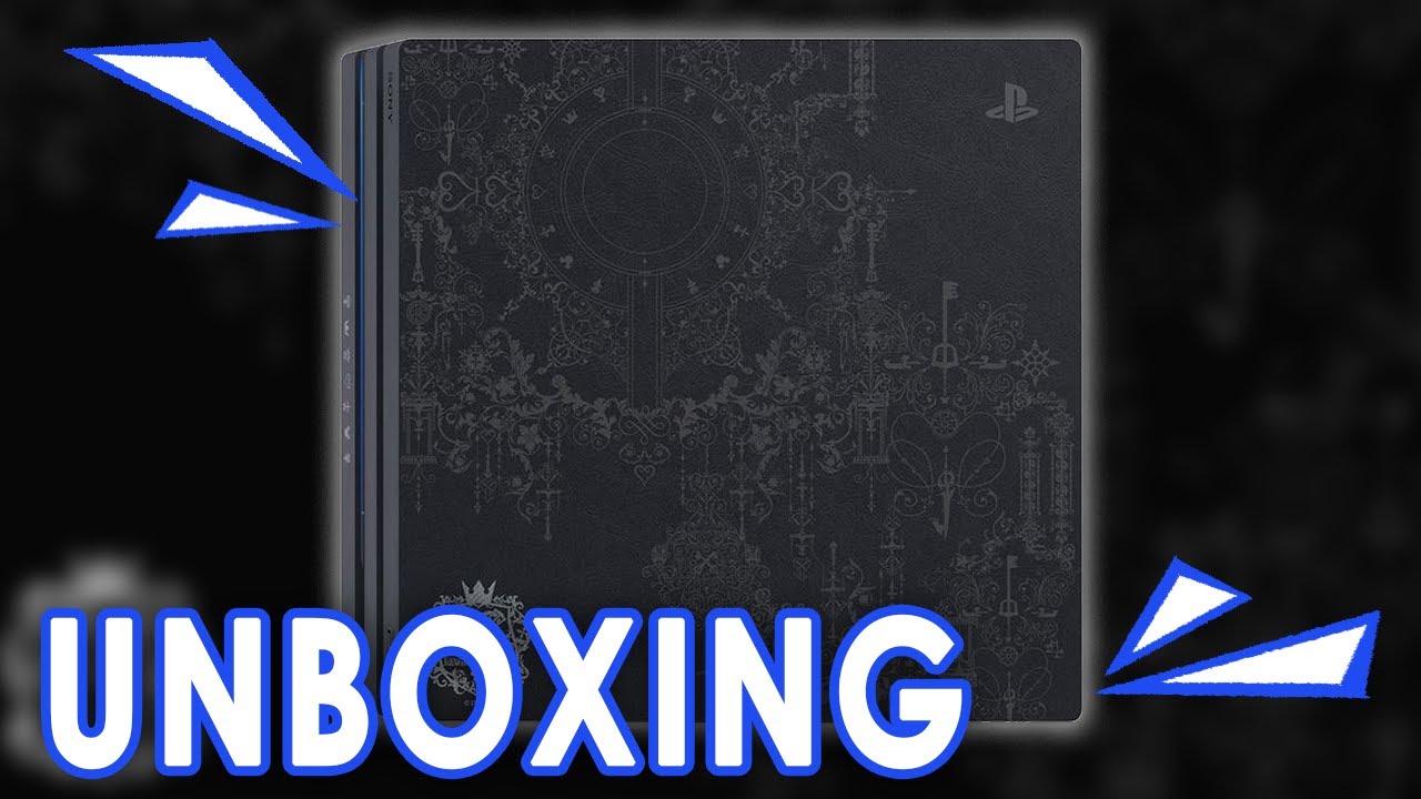 Kingdom Hearts III PlayStation 4 Pro Limited Edition Unboxing