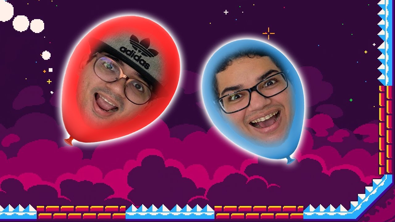 VIRAMOS BALÕES DE GÁS HÉLIO!! (quem explodir perde)