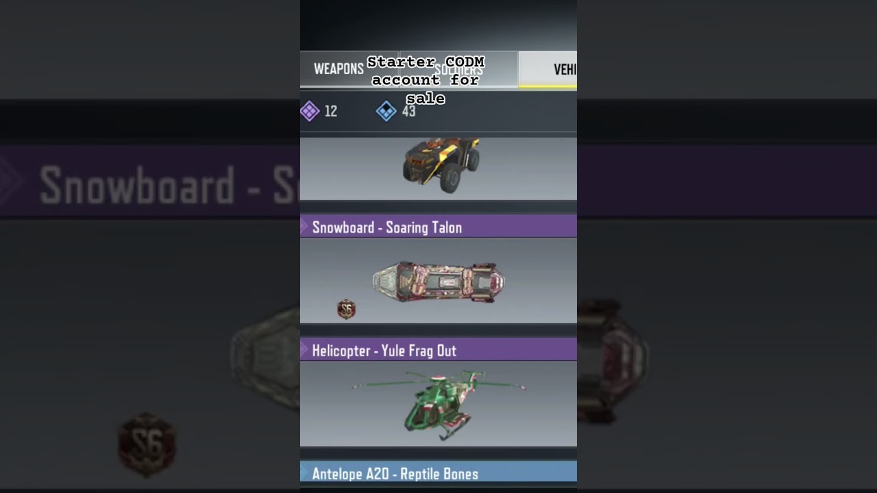 fire starter CODM account for sale...🔥🔥🔥 #codm #codmcollateral #callofduty #shorts