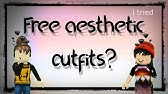 Free Aesthetic Roblox Outfits For Girls Youtube - free roblox clothes girl aesthetic
