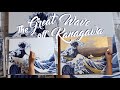 Time Lapse | The Great Wave off Kanagawa Painting