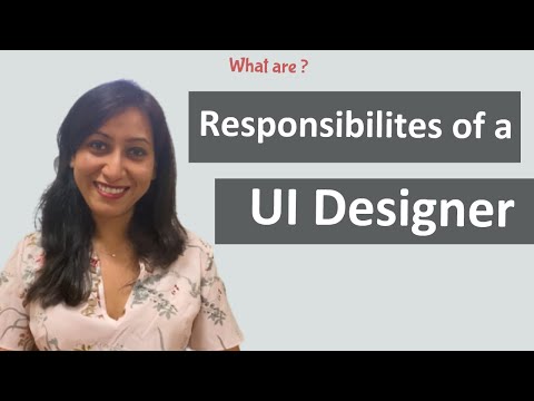 Video: Aké sú povinnosti dizajnéra používateľského rozhrania?