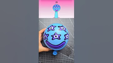 2️⃣5️⃣🫟Turning a Balloon into Sprunki OC Numberblocks 25 #diyballoon #sprunkioc #numberblocks #funny