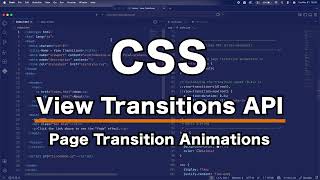 CSS View Transitions API | 滑らかなページ遷移（Page Transition Animations）の実装