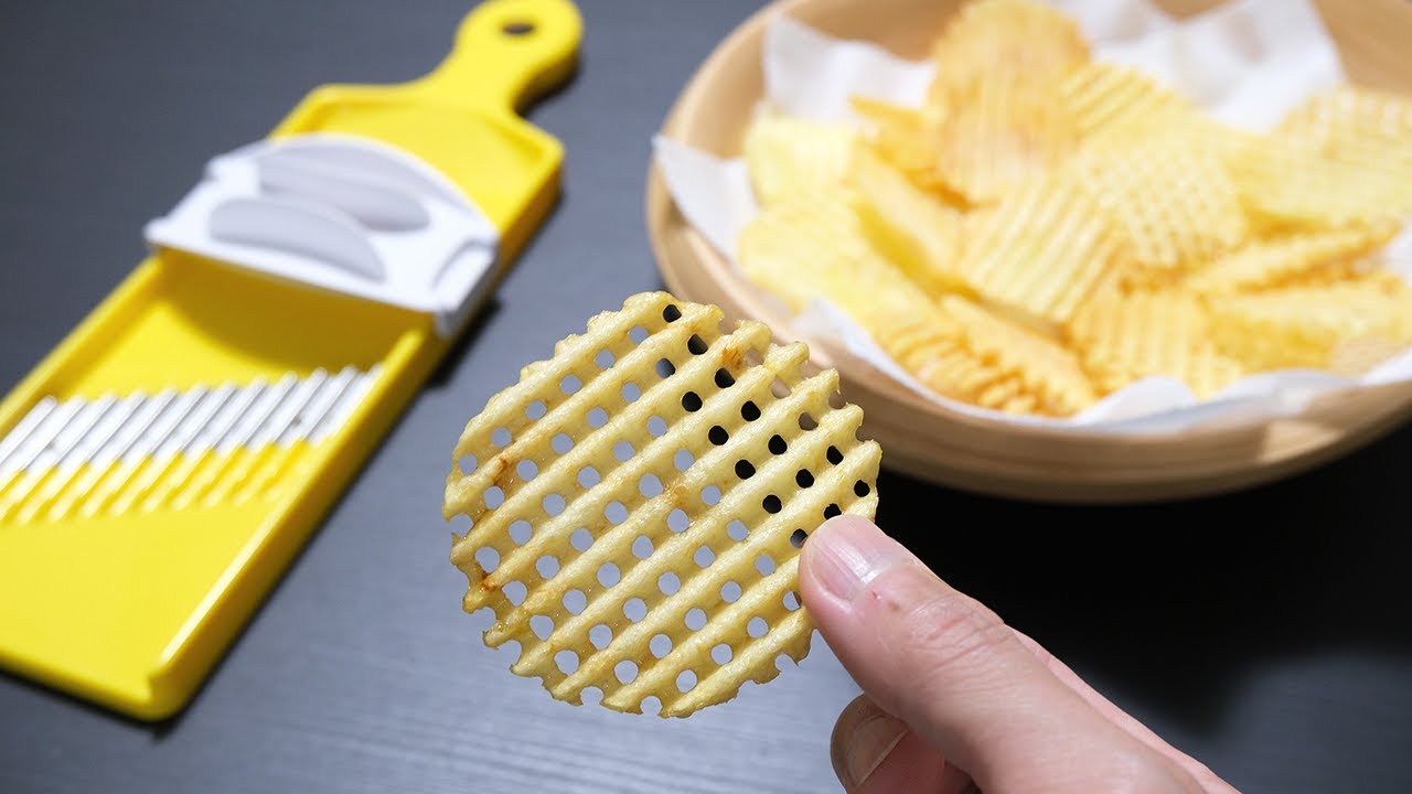 夢みたいなポテトが作れるワッフルスライサー Waffle Slicer - YouTube