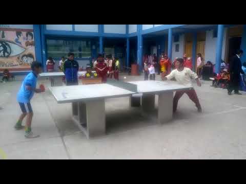 CLAUSURAN TORNEO INTERESCOLAR DE TENIS DE MESA EN AJOYANI CON LA PRESENCIA DEL TENISTA MÓNICA LIYAU