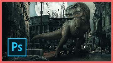 Photoshop Manipulation - Jurassic Park Scene Movies