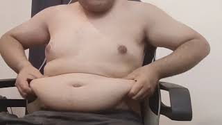 Sitting Belly Play 4 Fatty Chubby Boy