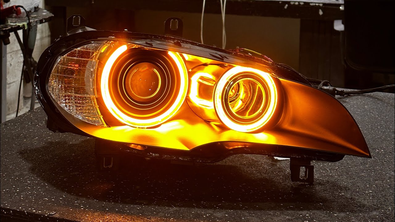 E70 BMW X5 Lens Replacement + Halos + Projector Swap + Paint YouTube