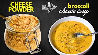 Homemade Vegan Cheese Powder Makes The CREAMIEST Broccoli Cheese Soup!