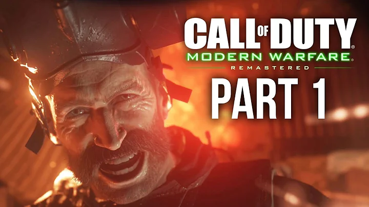 CALL OF DUTY 4 MODERN WARFARE REMASTERED PS5 Gameplay Walkthrough Part 1 Campaign FULL GAME 4K 60FPS