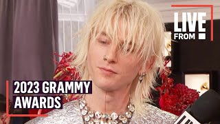 Machine Gun Kelly Gets Extremely Vulnerable at Grammys | E! News