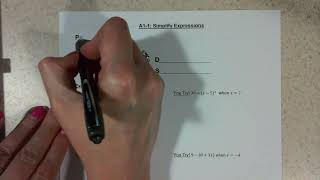 A1-1: Evaluate Expressions