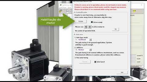 Realizando Auto tune no Servo Motor HIWIN