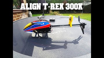 Align T rex 300x  Mateksys g474 h-lite flight controller using Rotorflight, Flight in horizon mode
