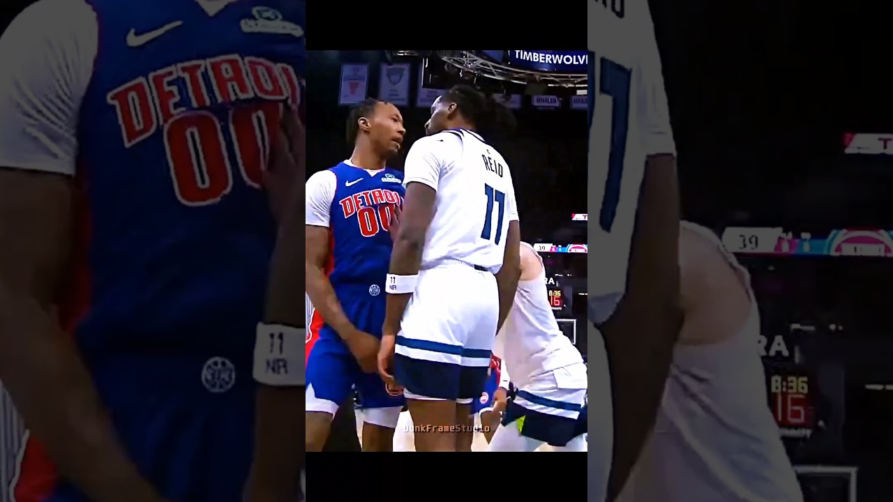 Pistons vs Timberwolves fight! 😮 