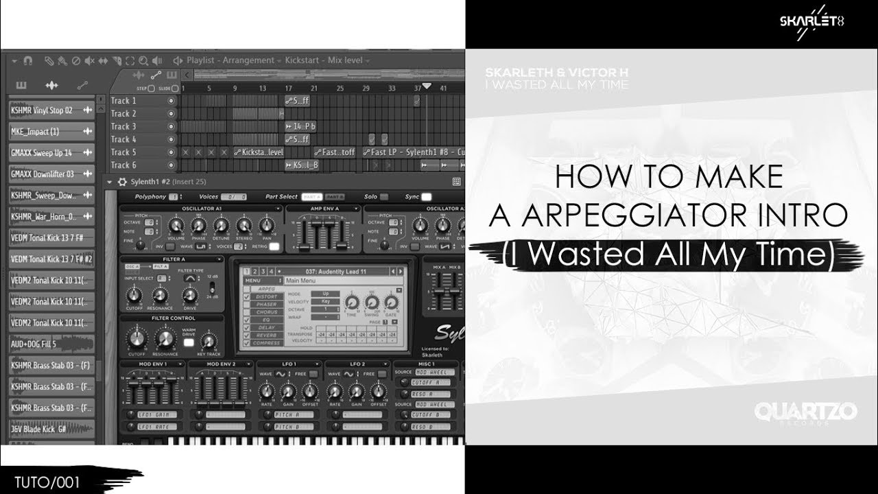 How To Make a Arpeggiator Intro I TUTO-001 - YouTube