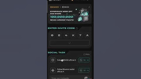 🔥🔥 Binance Web3 Wallet x Revox 100M Points Airdrop Live➡️