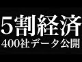 【400社最新データ公開】5割経済になるニューノーマル