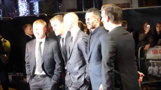 Full cast photoshoot at the Class of '92 Premiere