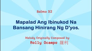 Miniatura del video "For August 7, 2022 Mass | Salmo 32: Mapalad Ang Ibinukod Na Bansang Hinirang Ng D'yos."