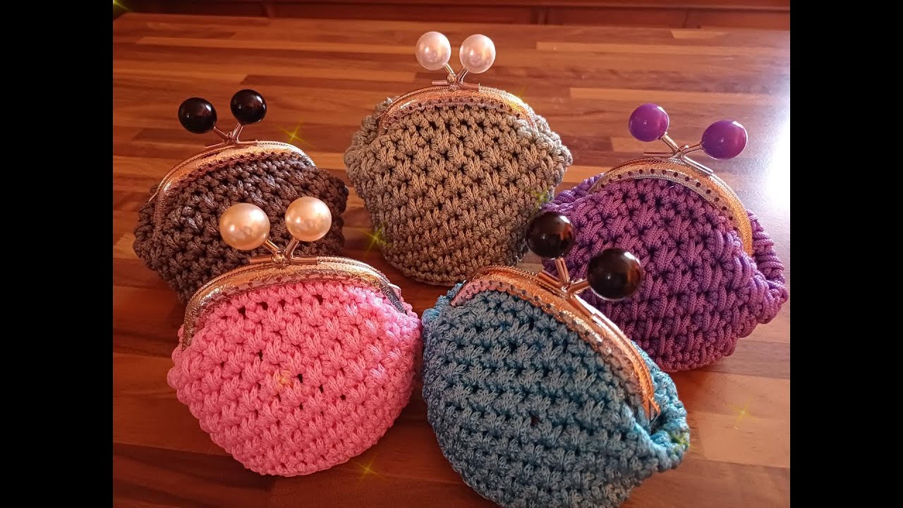 👛 PORTAMONETA IN CORDINO CON IL PUNTO CANESTRO 👛