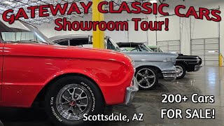 CLASSIC CARS FOR SALE !! Gateway Classic Cars Scottsdale, AZ April 2024 muscle cars  lot walk