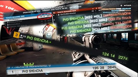 HOW TO GET HUGE KILL STREAKS ON OPERATION METRO - BF4 M32 MGL