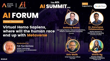 ADL AI Summit 2022 - Virtual Homo Sapiens: where will the human race end up with metaverse?