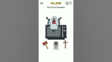 Brain out level 205 get rid of sadako walkthrough.