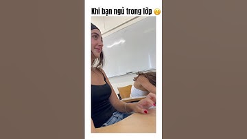 Khi đứa bạn thân ngủ gục trong lớp và mình quyết định làm trò này 🙃 #congnghe #tech #hoctap #ai