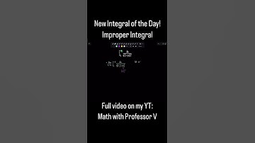Integration & Calculus Tutorials on #mathwithprofessorv #calculusvideos #integration #calculus