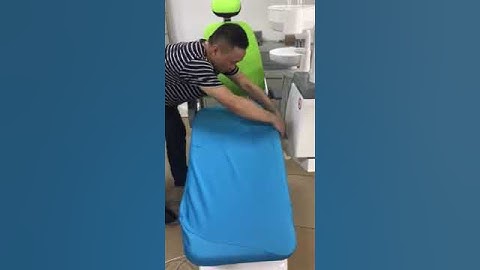 How to fit Dental chair cloth cover?