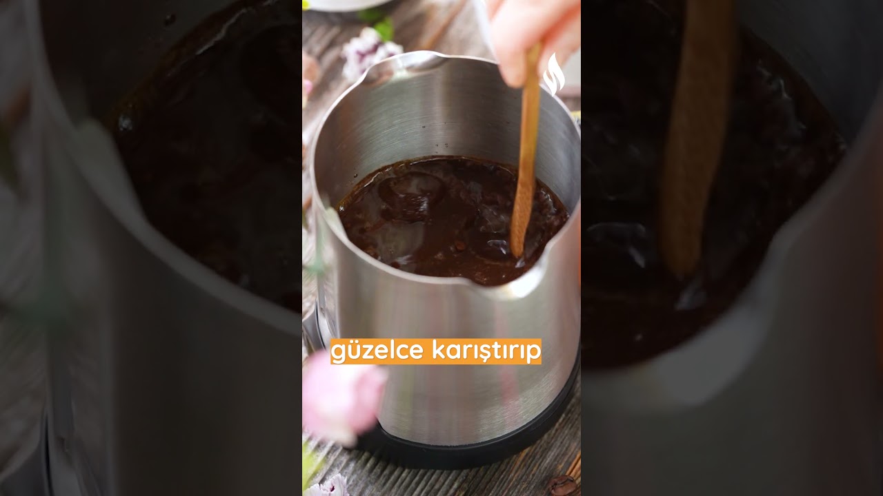 Makinede Türk Kahvesi ☕???? Nefis Yemek Tarifleri #shorts