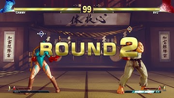 STREET FIGHTER V Cammy vs Ryu