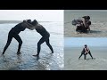 An Intense Beach Wrestling Match Between Neha MBBS 3rd Year And Apurba Management 2nd Year