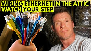 Cat6 Cable Run In Attic - How To Move Or Install A Poe Camera - Safe