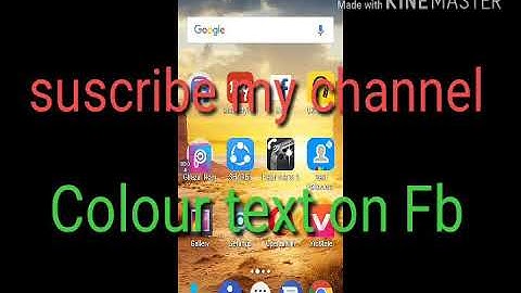 How to write colour text & comment on Facebook