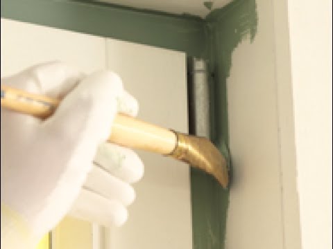 passen vooroordeel vrijgesteld Schilderkluswijzer - hoe schildert u uw ramen en kozijnen binnen raam  dekkend - YouTube