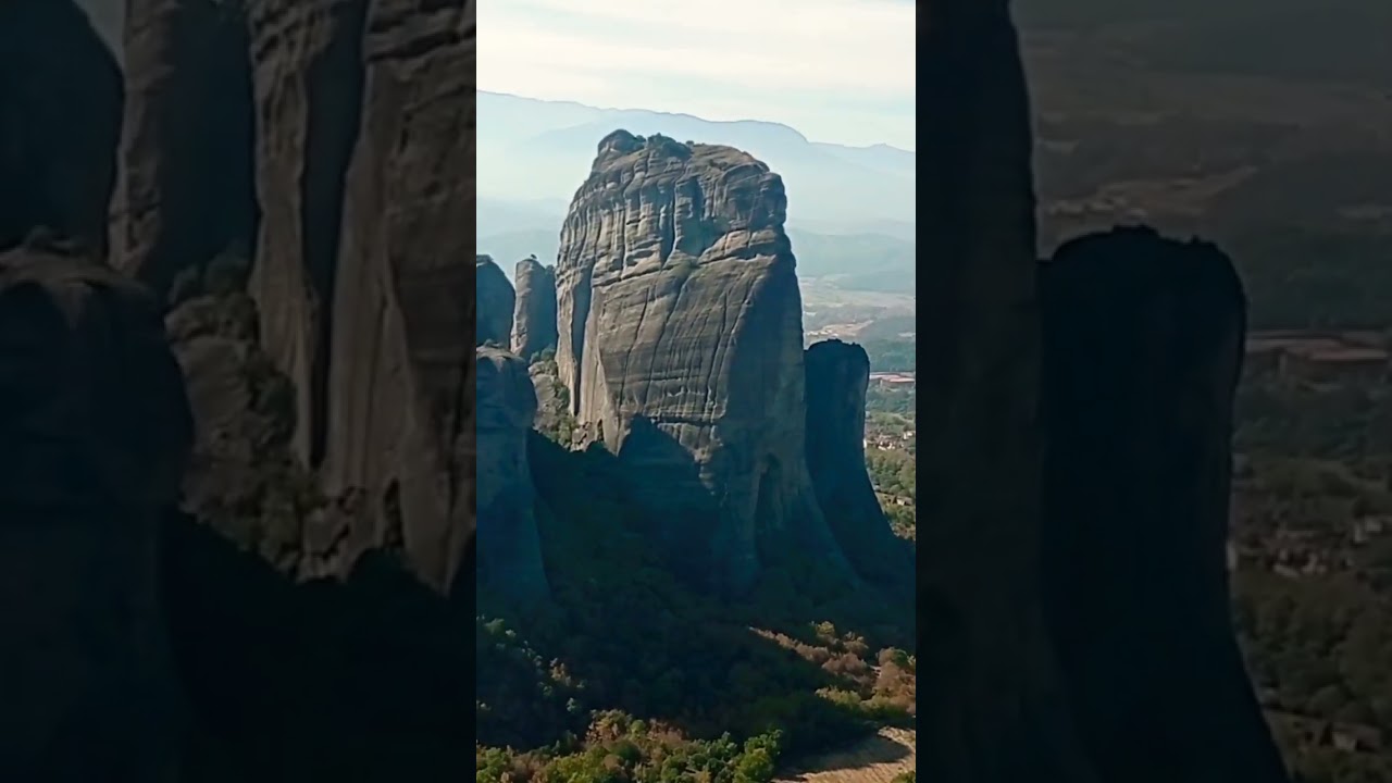 Viewpoint of Meteora in Greece 