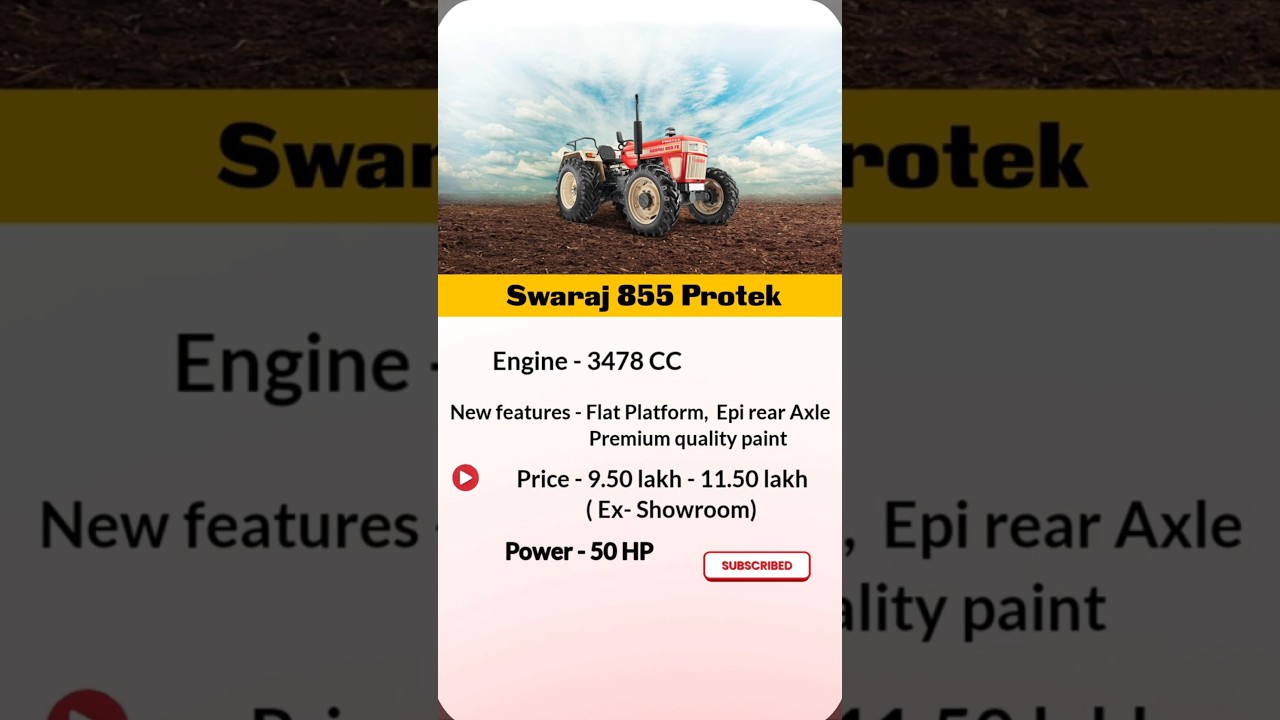 New Swaraj 855 Protek | Swaraj 855 protek new model 2025 | Swaraj 855 