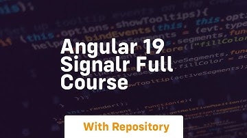 Angular 19 signalr full course