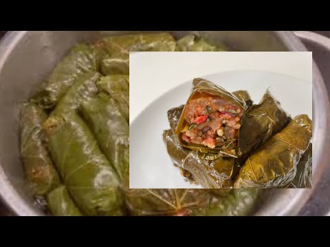 Толма с БУЛГУРОМ из Виноградных Листьев | Вегетарианское(Постное) Блюдо |