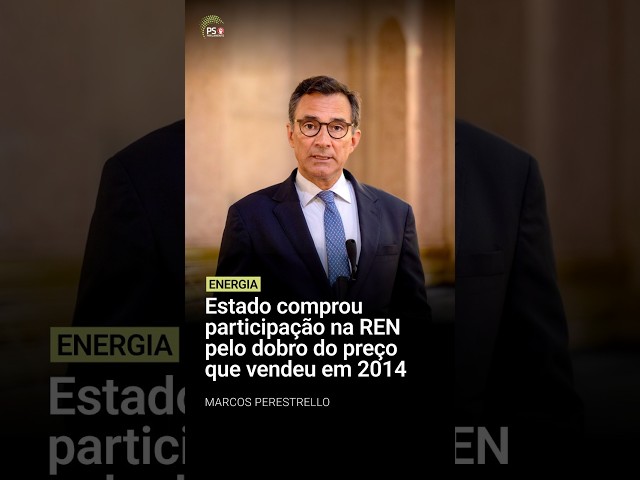 Estado comprou participação na REN pelo dobro do preço que vendeu em 2014