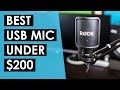 Best usb microphone under 200  rode ntusb review and sound test