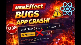 STOP Using useEffect Like This! ❌ 5 Mistakes (Hindi)