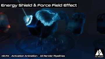 [Unity Asset] Energy Shield & Force Field Effect v2 with Hit FX and Activation Animation [1]