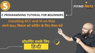 Install GCC compiler and Vi Editor (MacVim) on Mac - Hindi