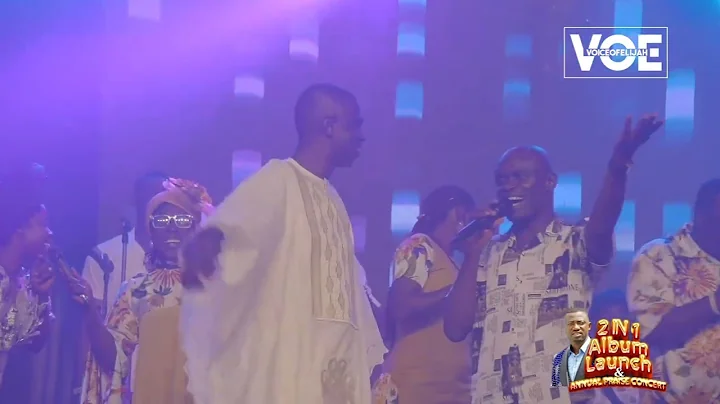 LEKAN REMILEKUN AMOS MINISTRATION AT ELIJAH AKINTUNDE'S ALBUM LAUNCH