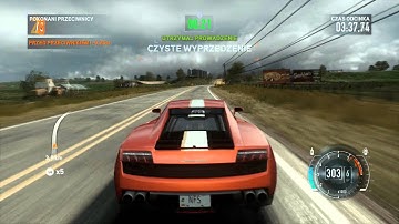 NFS The Run: Lamborghini Gallardo Balboni - Battle -  Highway 20 [720p]